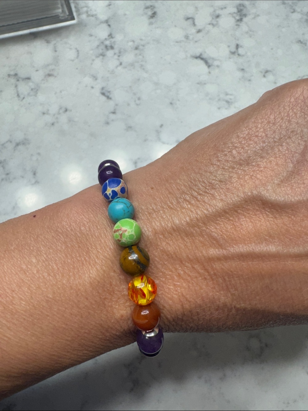 Chakras stone bracelet